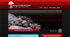 Desktop Screenshot of legacy-ministries.org